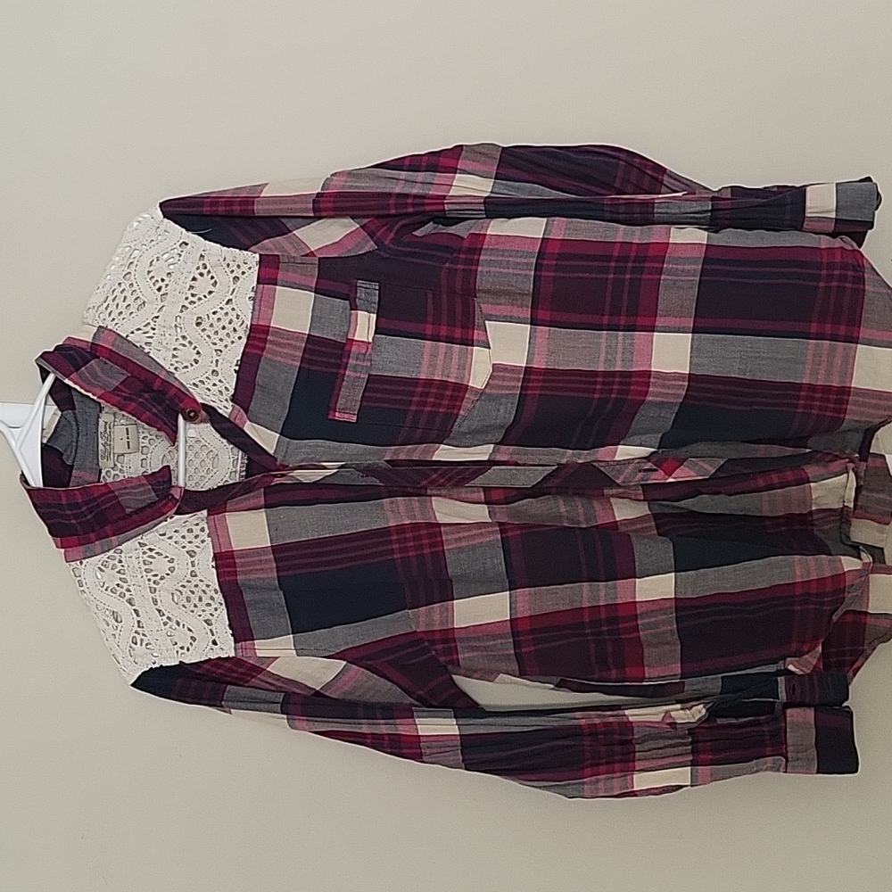 Lucky brand women's Flannel size L